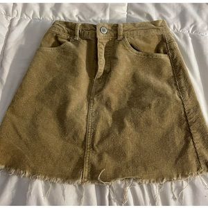 Corduroy Skirt